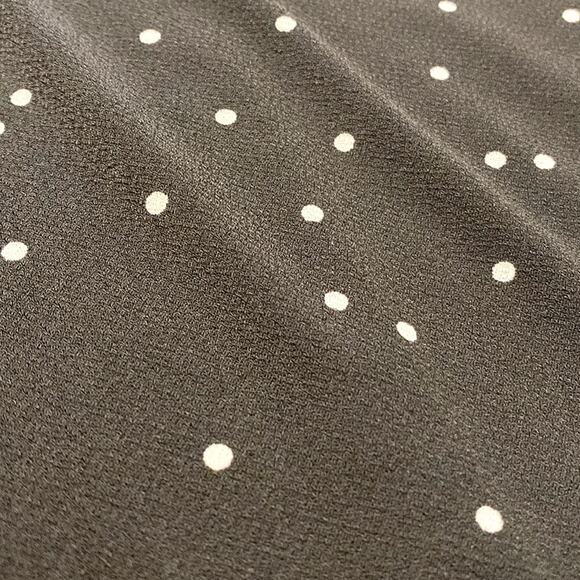 Gabby Skye Black and White Polka Dot Bow Sleeve Sheath Dress Size 16 - Picture 11 of 11